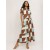 Vestido Longo Morcego Malha Estampa Santa Rosa do Tocantins