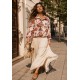Jaqueta Corta-Vento Blouson Uatumã Estampa Flor de Caju