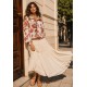 Jaqueta Corta-Vento Blouson Uatumã Estampa Flor de Caju