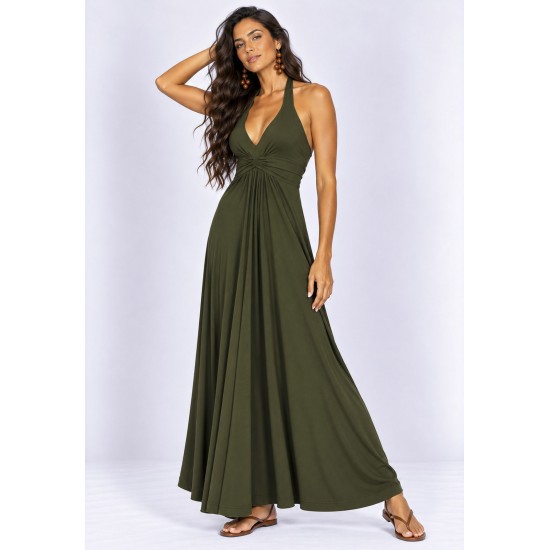 Vestido Midi Mamirauá Malha Verde