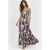 Vestido Longo Kuaana Viscose Estampa Floresce