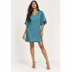Vestido Curto Pequi Viscose Verde