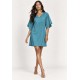 Vestido Curto Pequi Viscose Verde