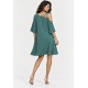 Vestido Curto Iara Viscose Ombro a Mostra Verde