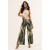 Calça Pantalona Granja Malha Estampa Selva Azul