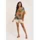 Blusa Morcego Ampla Tangará Estampa Aurora Botãnica
