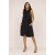 Vestido Midi Viscose Regata Piaf Preto