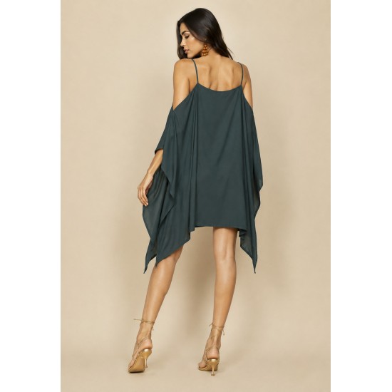 Vestido Kaftan Garaguá Canário Verde Musgo