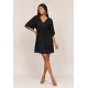 Vestido Curto Pequi Viscose Preto