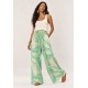 Calça Pantalona Elastic Embaú Estampa Águas de Anavilhanas