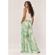 Calça Pantalona Elastic Embaú Estampa Águas de Anavilhanas