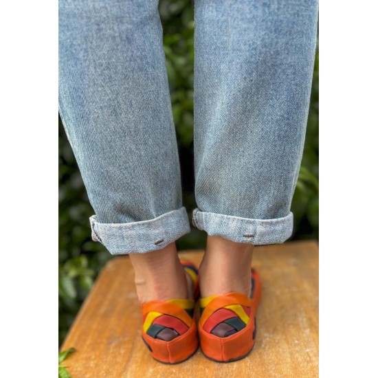 Sapatênis látex arco íris