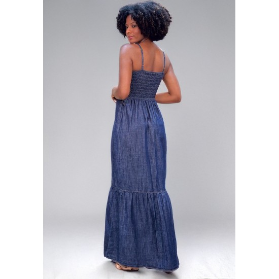 Vestido longo Jeans Bottons