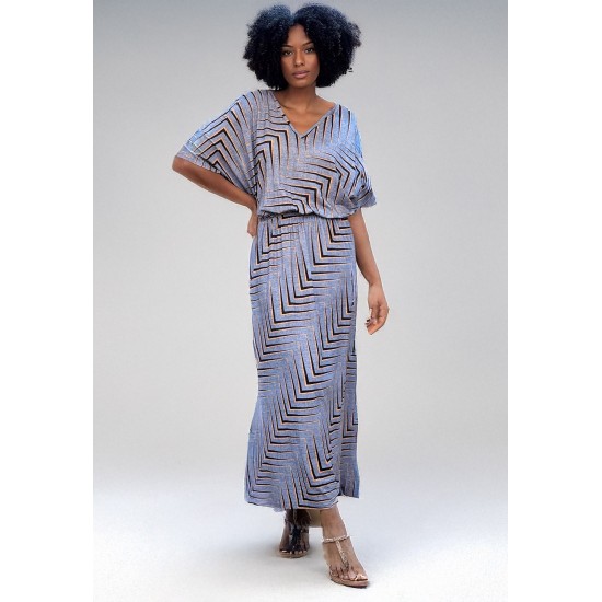 Vestido Longo Malha Estampa Murici