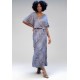 Vestido Longo Malha Estampa Murici
