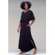 Vestido Longo Malha Preto