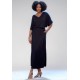 Vestido Longo Malha Preto