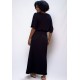 Vestido Longo Malha Preto