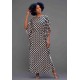 Vestido Kaftan Viscose Longo Estampa Encanto das Margaridas