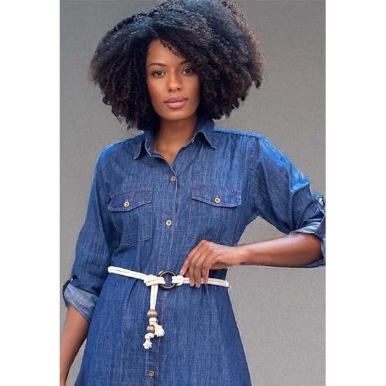 Cinto Corda Anel Bege