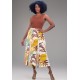 Saia Longa Viscose Estampa Aurora Suave