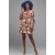 Vestido Curto Viscose Estampa Cores Vibrantes