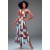 Vestido Longo Acará Malha Estampa Santa Rosa do Tocantins