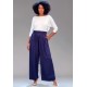 Calça Pantalona Elastic Embaú Azul Marinho
