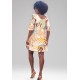 Vestido Curto Viscose Estampa Aurora Suave